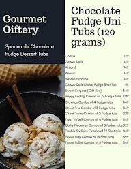 Gourmet Giftery menu 1