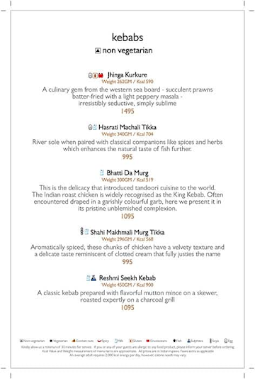 The Old Baker - Jaypee Siddharth menu 