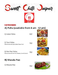 Sweet Chilli menu 1