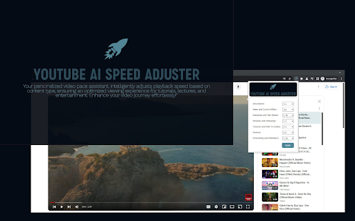 Youtube AI Speed Adjuster