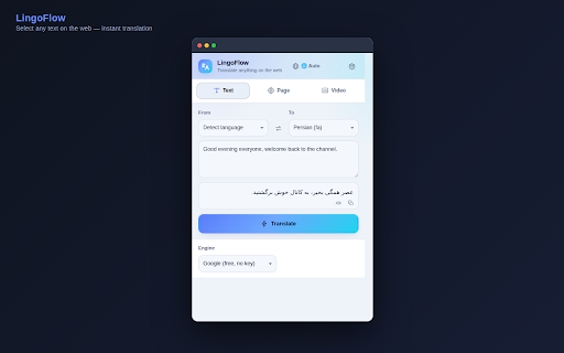 LingoFlow — Universal Translator screenshot 2