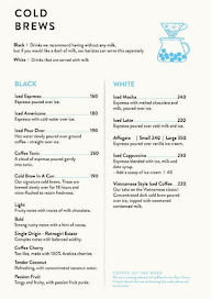 Blue Tokai Coffee Roasters menu 3