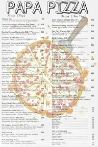 Papa Pizza menu 1