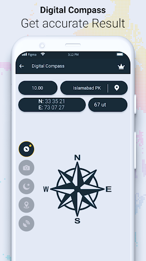 Screenshot Digital Compass & GPS Compass