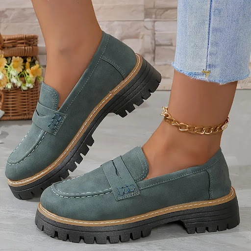 Title 6, Fashionable Casual Matte British Style Womens ...