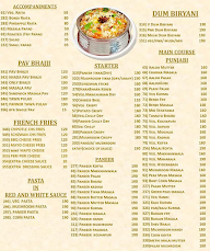 Jai Hind Veg Resturant menu 2