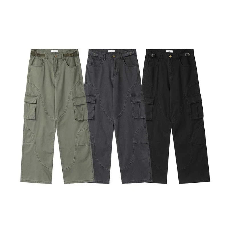Title 10, Pantalon décontracté droit ample pour femme Con...