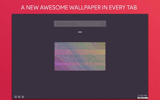 Glitch Wallpaper HD Custom New Tab