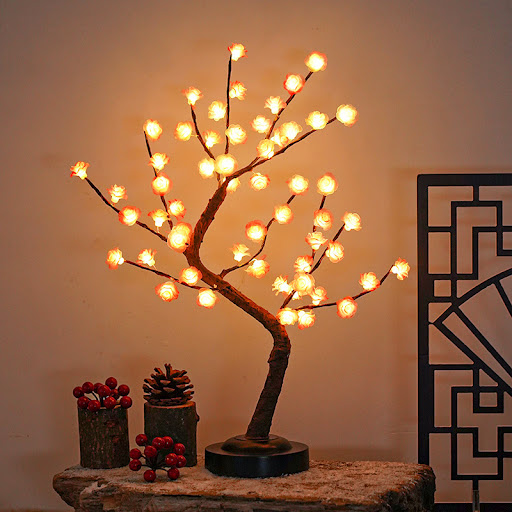 Title 6, Lampe Arbre Enjie Feuille dÉrable et Feuille d...