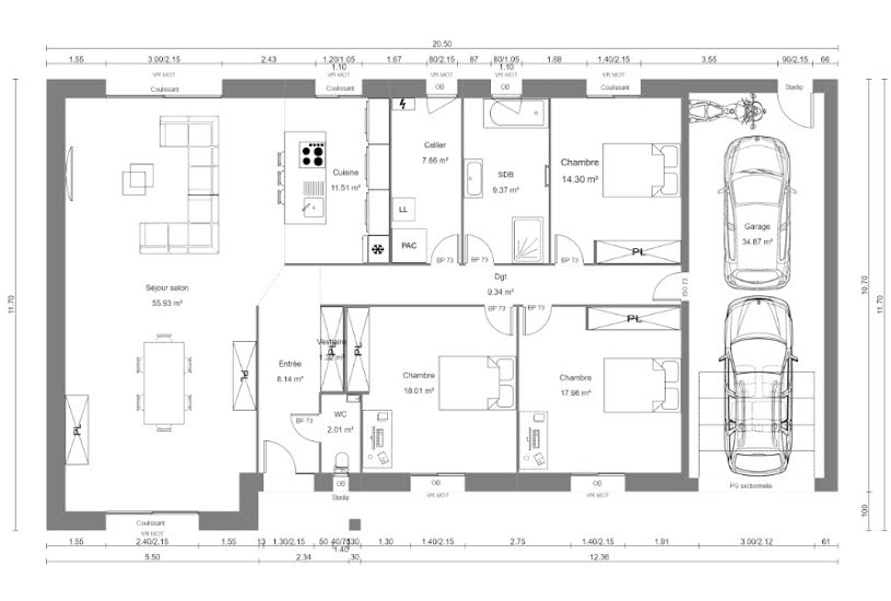  Vente Terrain + Maison - Terrain : 2 092m² - Maison : 155m² à Fontaine-au-Pire (59157) 