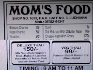 Mom's Food menu 2