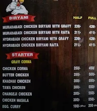 Subhan Chicken Biryani menu 3
