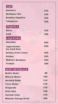 Flamiingo Lounge menu 7