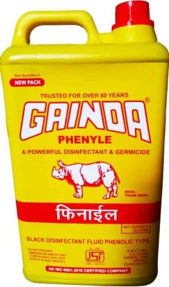 Gainda Black Phenyle Plain - 5 ltr