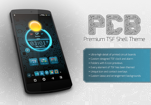 PCB Blue ⁞ TSF Shell 3 Theme