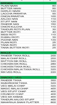 Tandoor Pitara menu 1