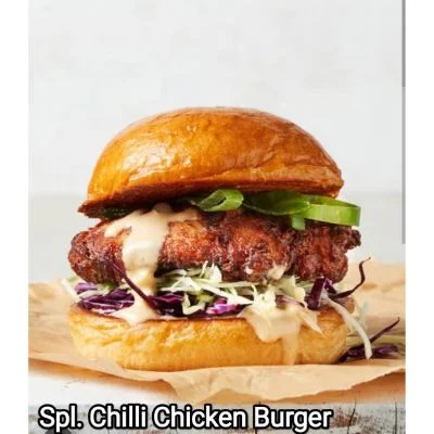Spl.Chilli Chicken Burger