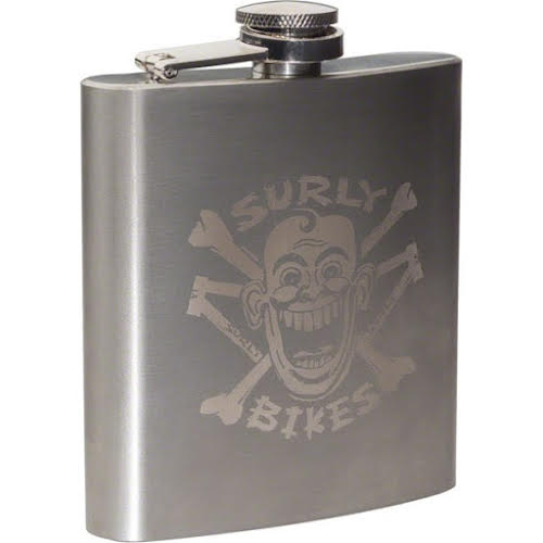 Surly Hip Flask 6oz Stainless