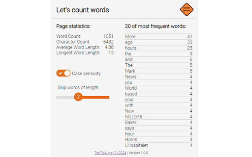 Count Words