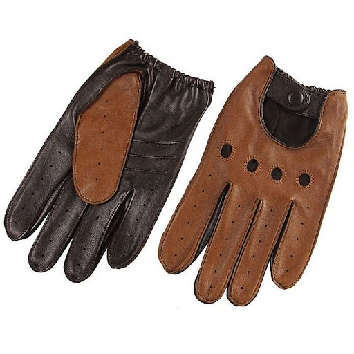 Title 7, Mens Leather Driving Gloves with Touch Screen ...