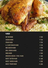 Arabia Mandi menu 2