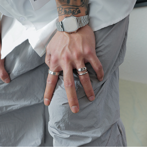Title 4, Double Layer Titanium Steel Hip Hop Ring – Bold...