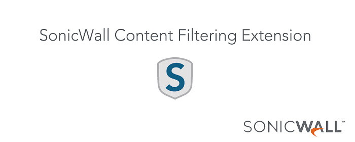 SonicWall Content Filtering Extension marquee promo image