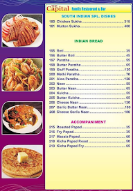 The Capital Family Restaurant & Bar menu 8