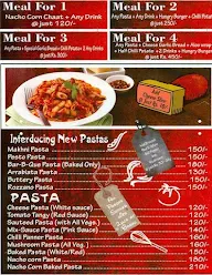 Pasta Hut menu 1