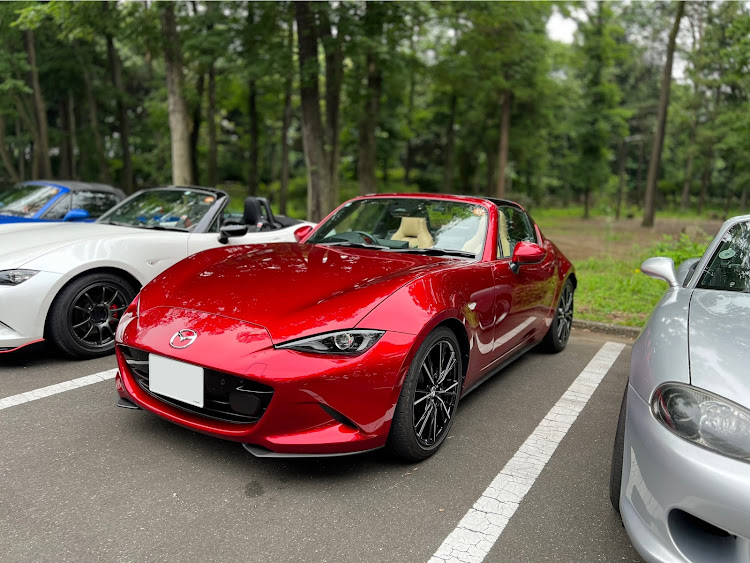ロードスターRFのいつもいいね＆コメントありがとうございます🥰・おは玉ミーティング・梅雨入りしましたね・富士山に関するカスタム事例の投稿画像4枚目
