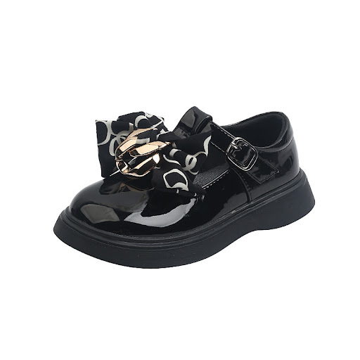 Title 3, Shiny Ribbon Bow Princess Girls Small Leather S...
