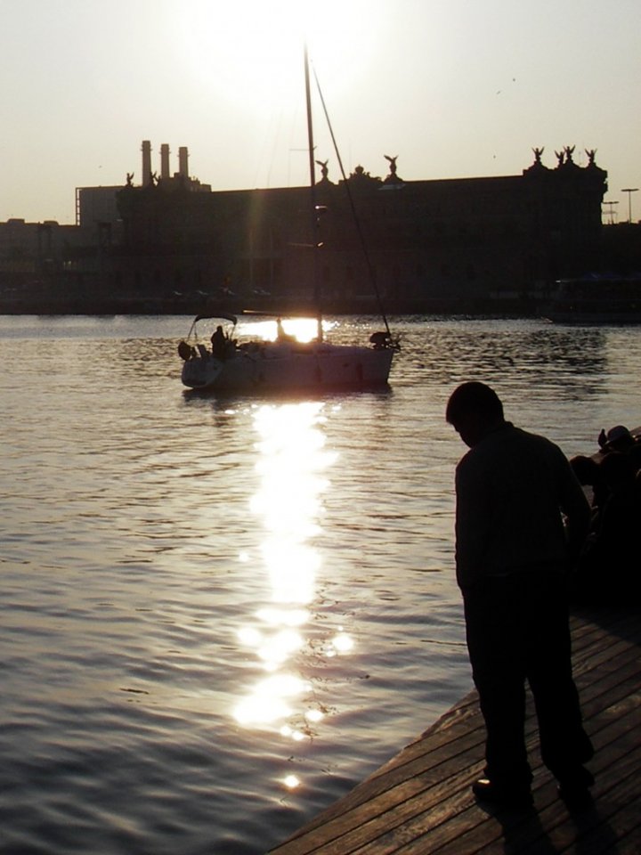 Barcellona al tramonto di mappet