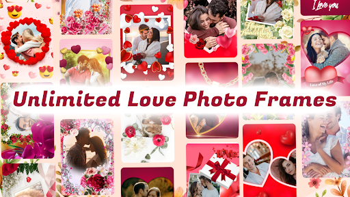 Screenshot Romantic Love Photo Frames App