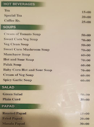 Hotel Rudra menu 4