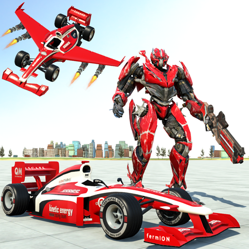 Flying Formula Car Transform War : Robot Games