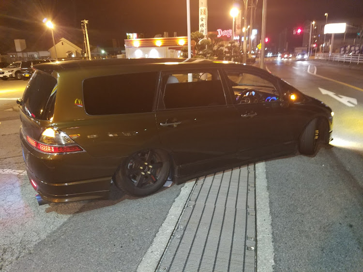 オデッセイのオデッセイ・RB1・車高調整・DIYに関するカスタム事例の投稿画像1枚目