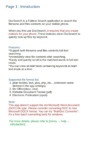 DocSearch Search  Filename  File Content