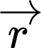 {"type":"$","id":"45","font":{"family":"Arial","size":10,"color":"#000000"},"code":"$\\overrightarrow{r}$","aid":null,"ts":1605006387585,"cs":"DqVvHujCiDZrQD5yCQTlKg==","size":{"width":13,"height":16}}
