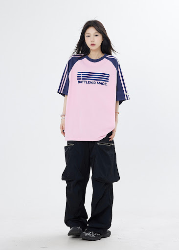 Title 5, Vintage Stripe Short-sleeved T-shirt for Men an...