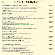 Pind Balluchi menu 3