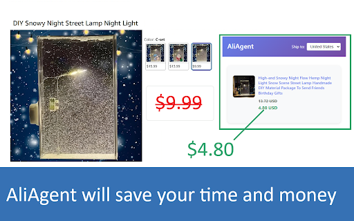 AliAgent - Best Price AI Agent for Amazon, Aliexpress and more