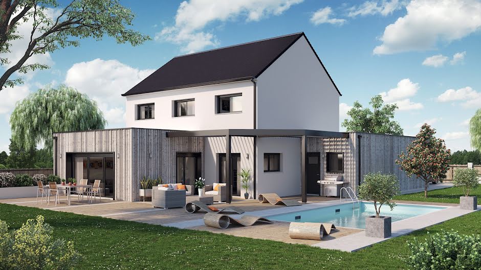 Vente maison neuve 6 pièces 162 m² à Saint marcel (56140), 389 789 €
