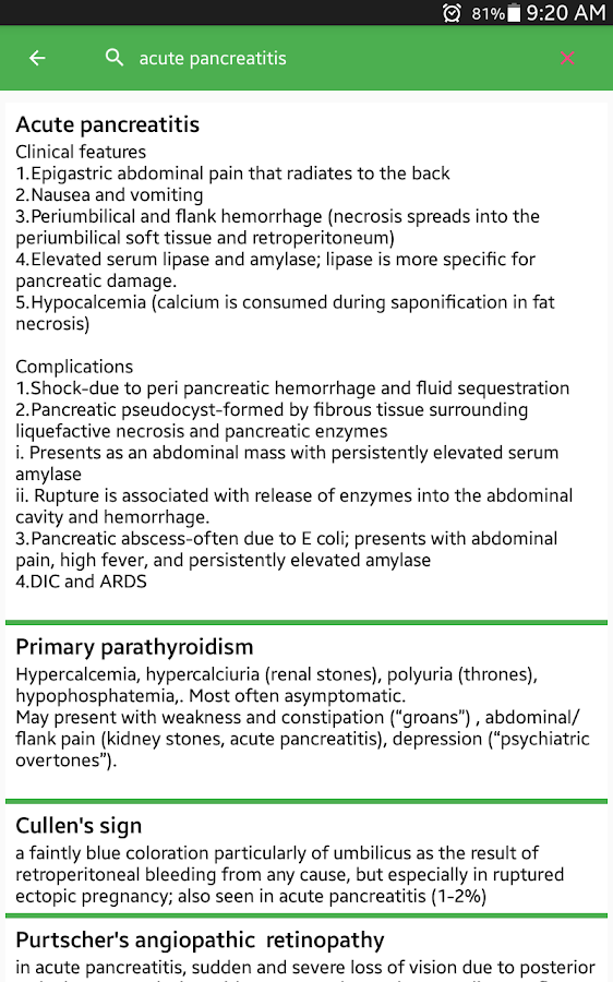    Pocket Medbook- screenshot  