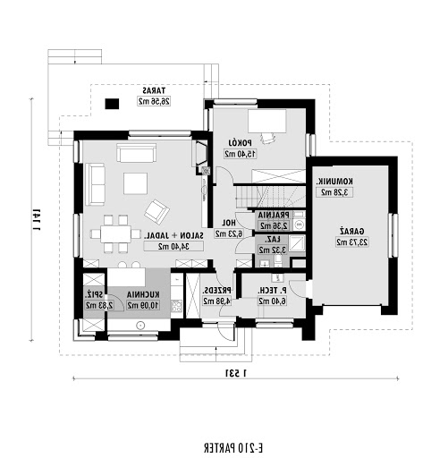 E-210 - Rzut parteru