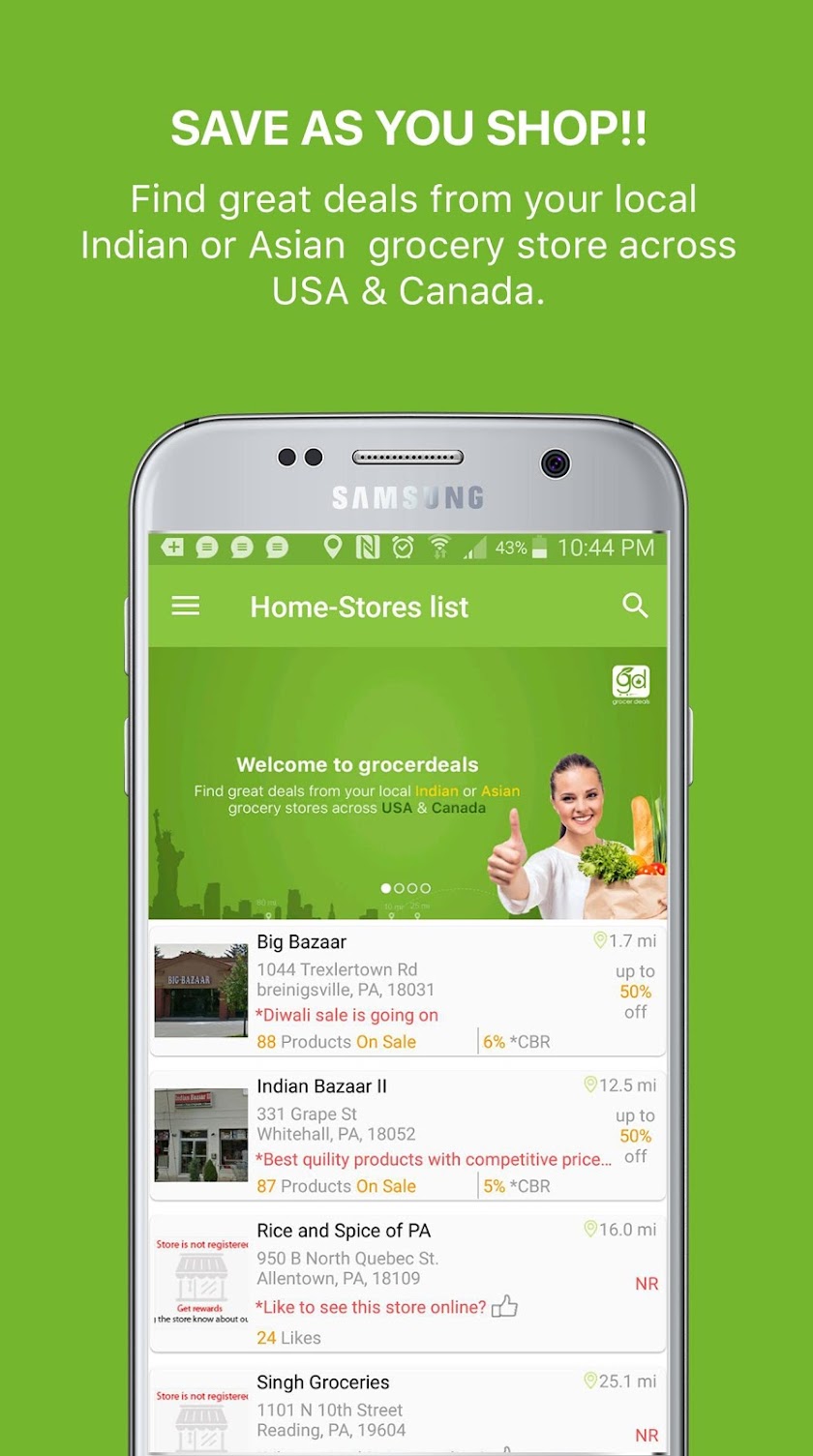 Grocer Deals Screen 1