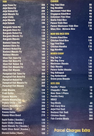 New Karavalli Fish Land menu 1