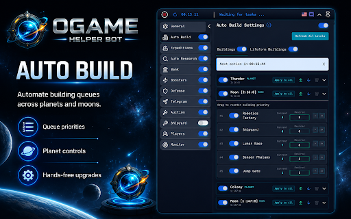 OGame Helper Bot screenshot 3