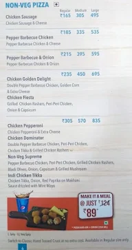 Domino's Pizza menu 7