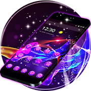 Purple Neon Launcher Theme for 2018  Icon
