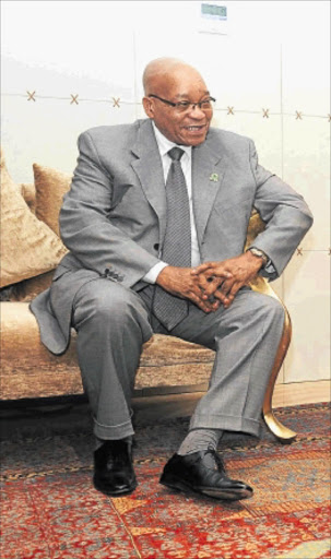 ALL TALK: President Jacob Zuma was interviewed by the British Broadcasting Corporation. PHOTO: GCIS